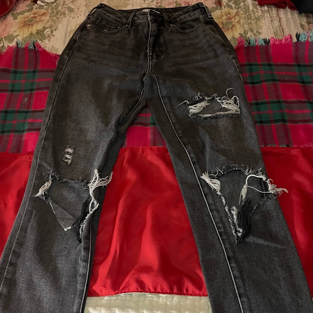 PacSun Kids Black Mom Jeans